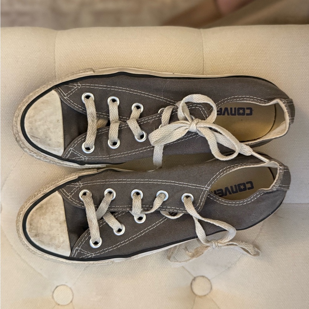 Converse Gray Canvas Sneakers